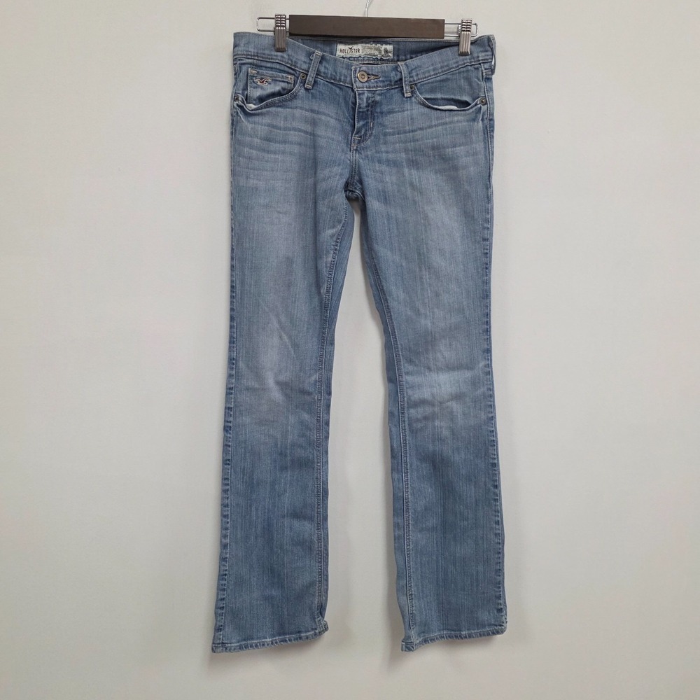 Hollister Womens Vintage Low Rise Bootcut Jeans Size 7 Bratz Light Wash Y2K